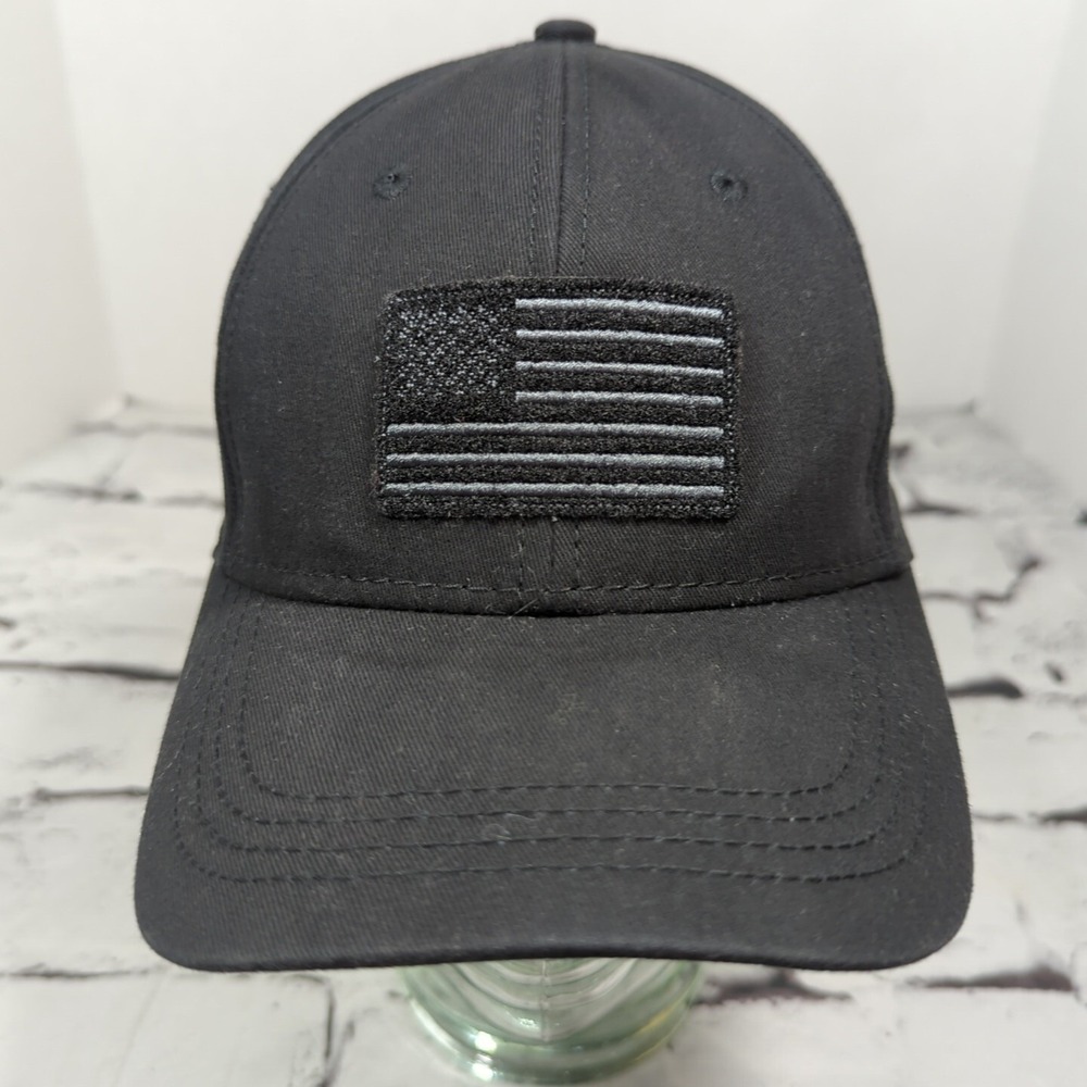 Flag Patch Black Snapback Hat Adjustable Ball‎ Cap